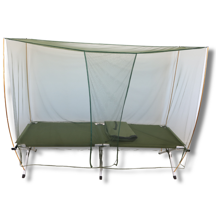 McGuire Gear Folding Cot W/ Netting, Poles, and Pouch