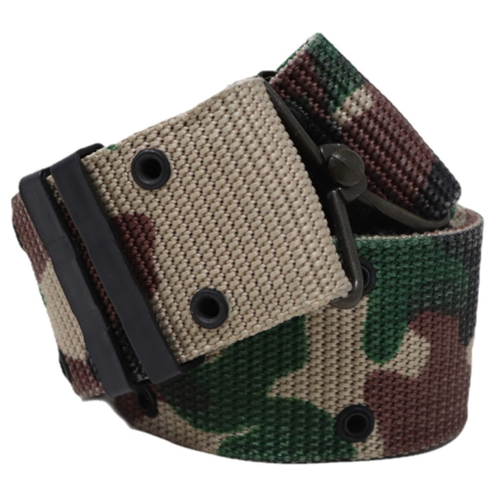 GI Style Hook and Eye Pistol Belt— Small