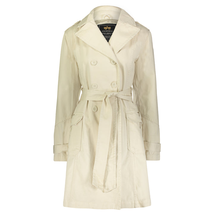 Womens Military Style Trench Coat