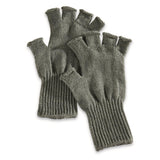 GI Fingerless Wool Gloves