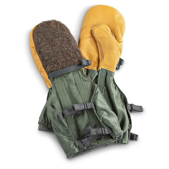 GI N-4B Flyers Extreme Cold Weather Mittens Set— Used