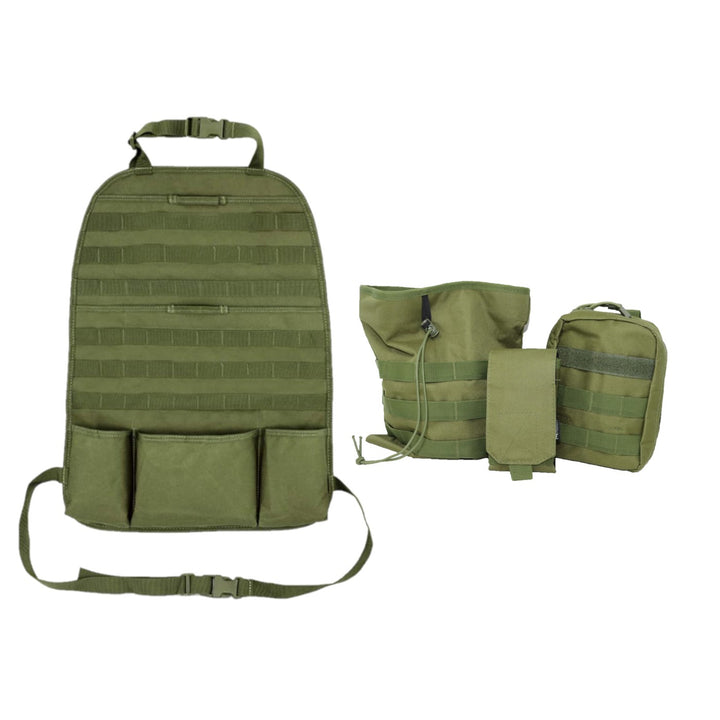 Tactical MOLLE Backseat Panel w/ Pouches