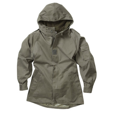 Parka militar francesa vintage—Usada