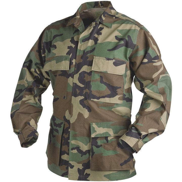Camisa de uniforme de gala de batalla GI—Usada