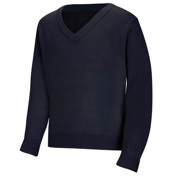 V-Neck Acrylic Uniform Sweater