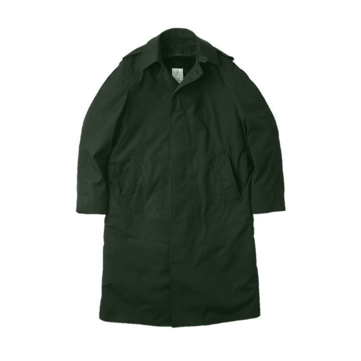 All-Weather Single-Breasted Raincoat with Removable Liner