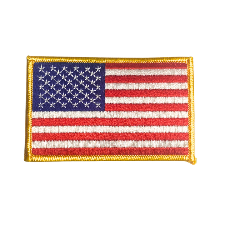 Embroidered US Flag Patch— 24 Pack