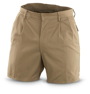 Italian Military Khaki Shorts— Used