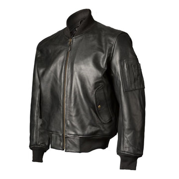 Chaqueta de cuero de vuelo MA-1
