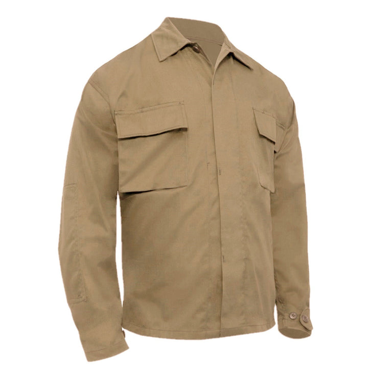 Tactical Long Sleeve Polycotton Twill Shirt without Epaulettes