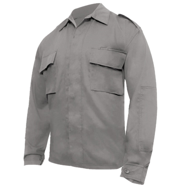 Tactical Long Sleeve Polycotton Twill Shirt w/ Epaulettes